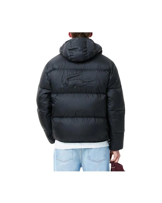 Lacoste Black Winter Jackets for men