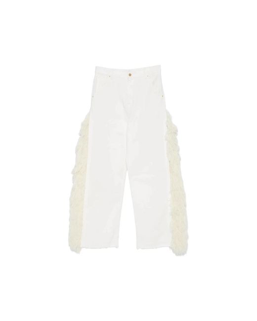 DARKPARK White Wide Jeans