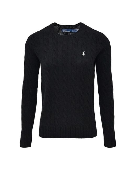 Polo Ralph Lauren Blue Schwarzer Pullover Sweater