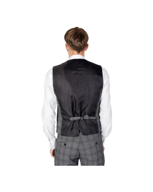 Antony Morato Gray Suit Vests for men