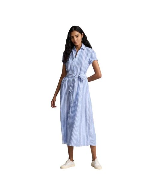 Polo Ralph Lauren Blue Shirt Dresses