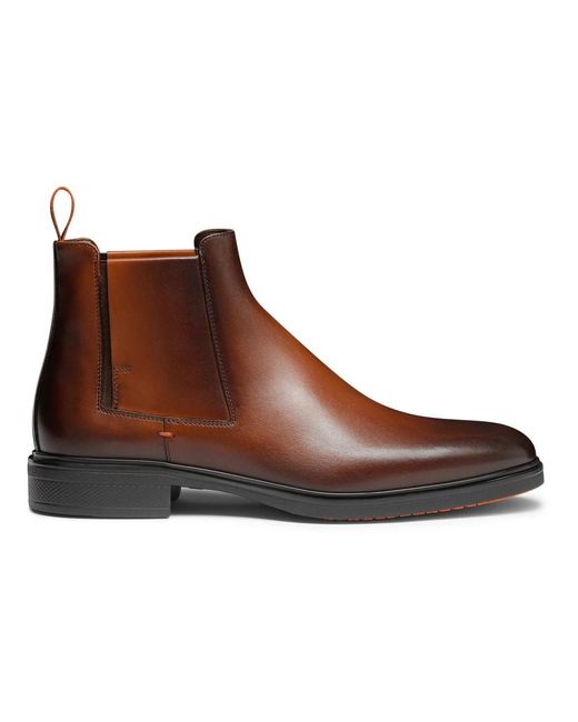 Santoni Easy Boot in het Brown voor heren