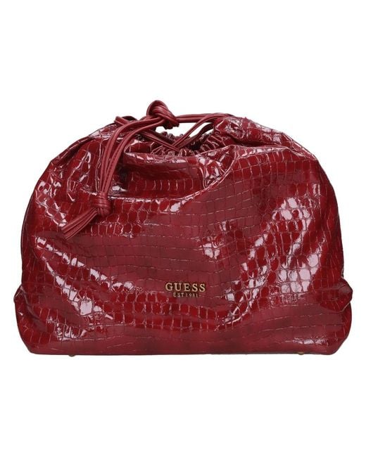 Guess Red Bucket Bags