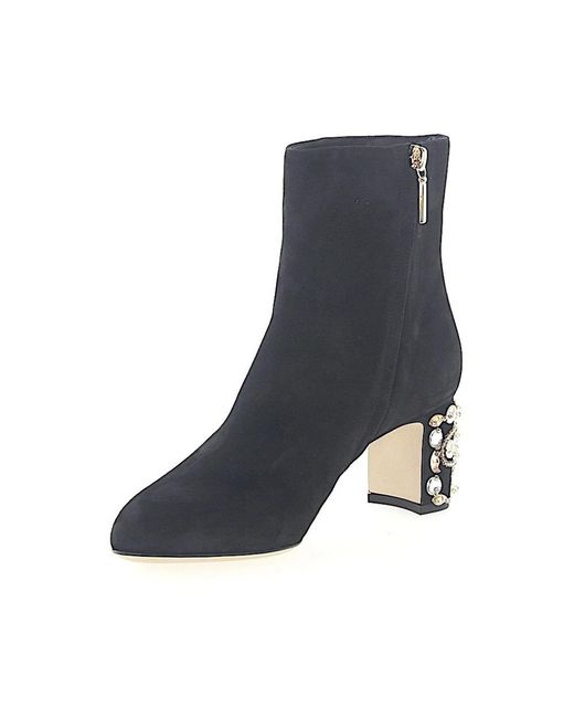 Dolce & Gabbana Blue Heeled Boots