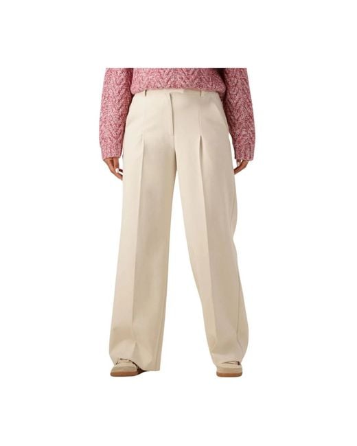 Another Label Natural Elegante Plissee-Hose Für Herbst/Winter