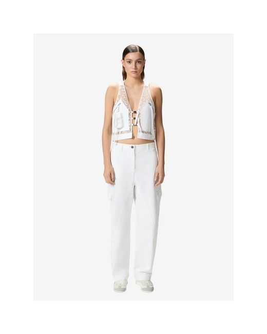 Pinko White Waistcoats