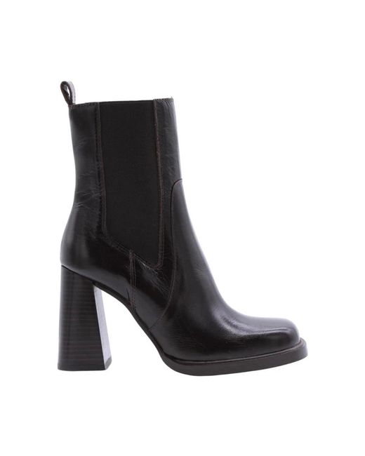 Bronx Black Heeled boots