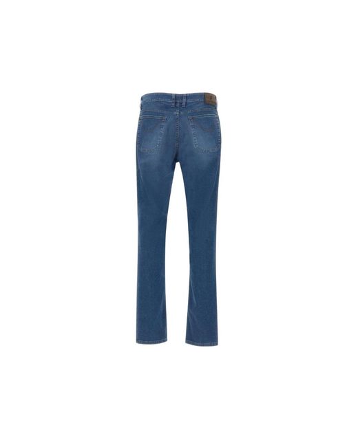 Jeckerson Men's Blue Slim Fit Jeans