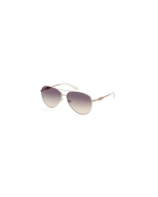 Guess Aviator Zonnebril in het White