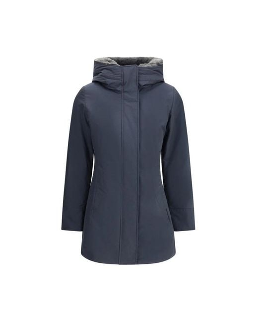 Woolrich Blue Boulder Down Jacket