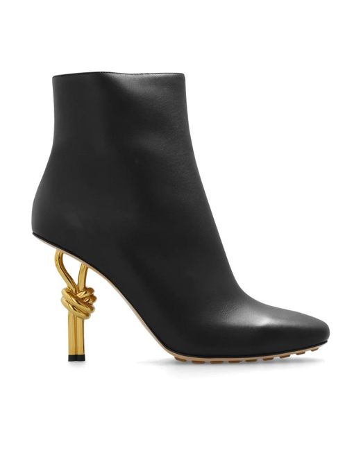 Bottega Veneta Black Heeled Boots