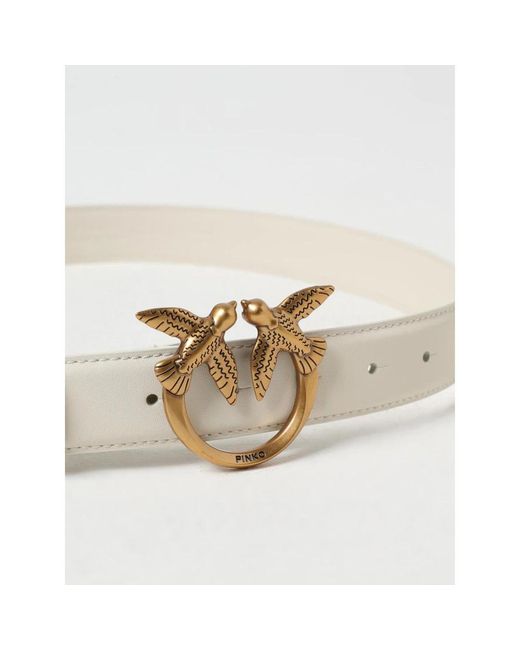 Pinko Metallic Belts