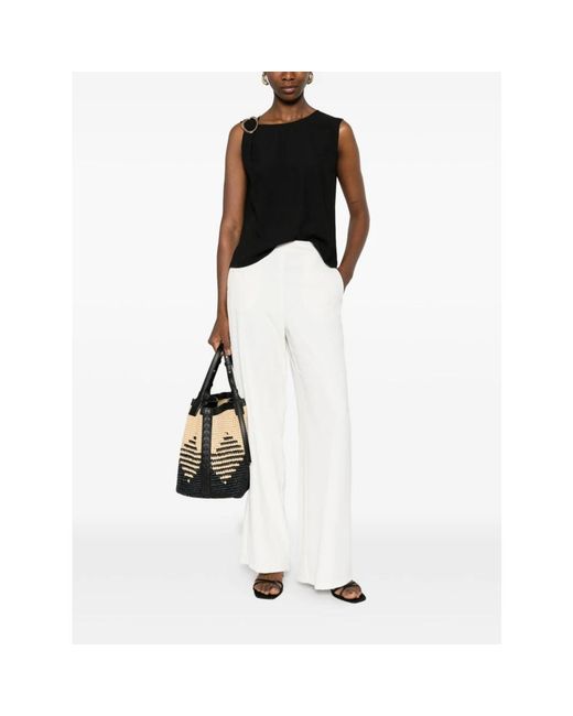 Pennyblack White Wide Trousers