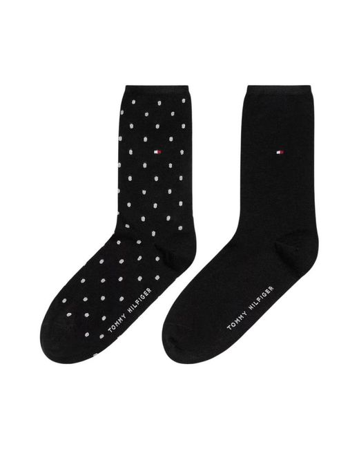 Socks Tommy Hilfiger de color Black