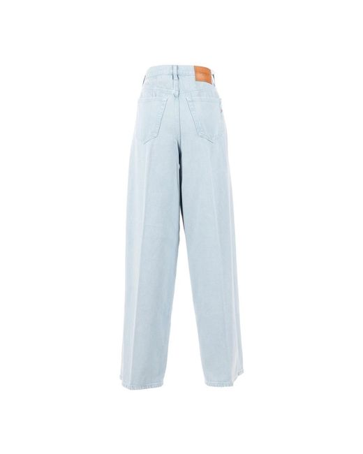Dondup Blue Loose Fit Jeans