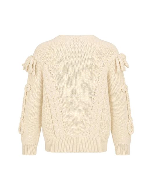 Isabel Marant White Round-Neck Knitwear