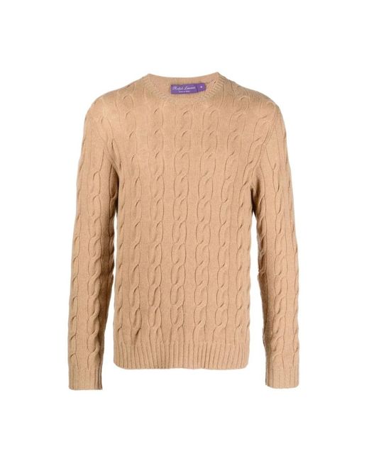Ralph Lauren Natural Round-Neck Knitwear for men