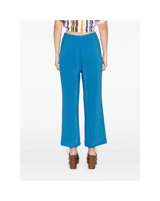 Etro Blue Wide Trousers