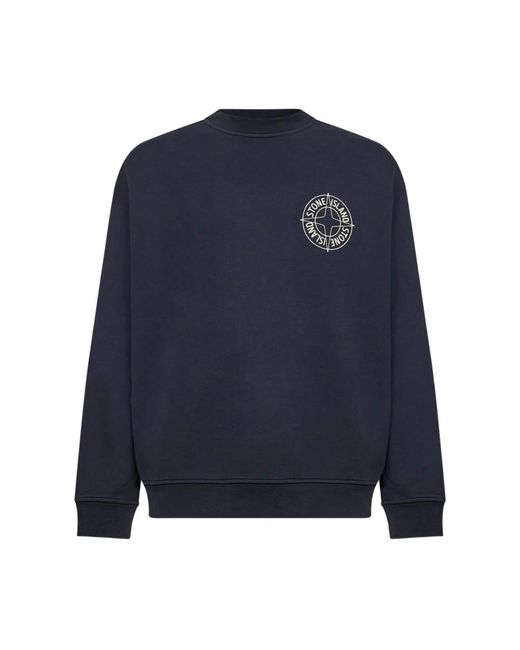 Stone Island Blue Sweatshirts for men