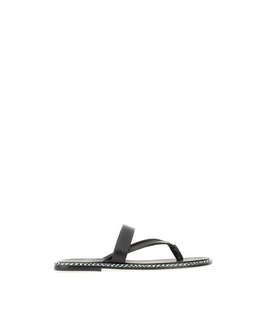 Dries Van Noten Brown Flip Flops