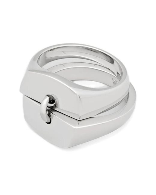 Tom Wood Metallic Rings for men