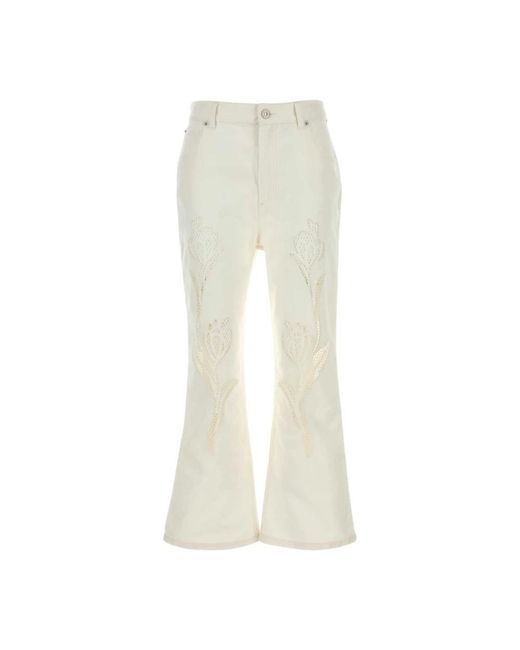 Marni Jeans ,Wit ,Denim Pants in het Natural