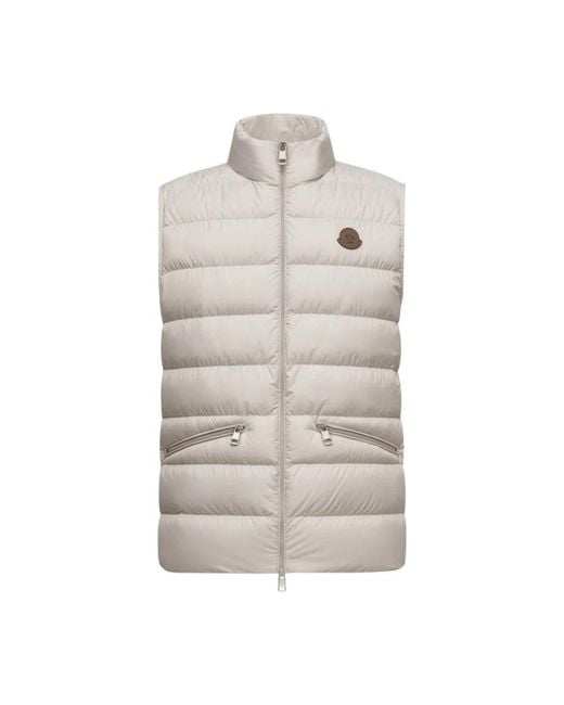 Moncler Vests in het Natural voor heren