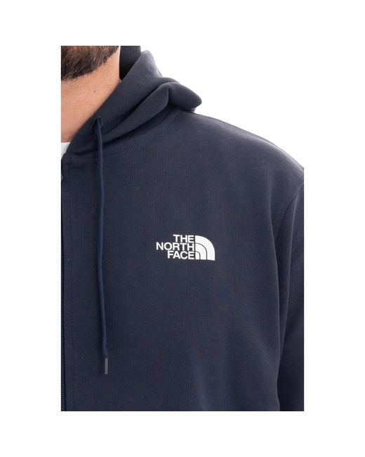 The North Face Full zip hoodie in Blue für Herren