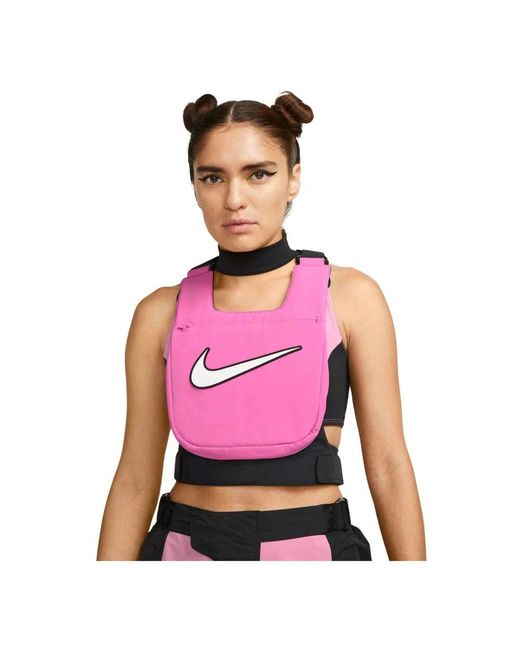 Sleeveless Tops Nike en coloris Pink
