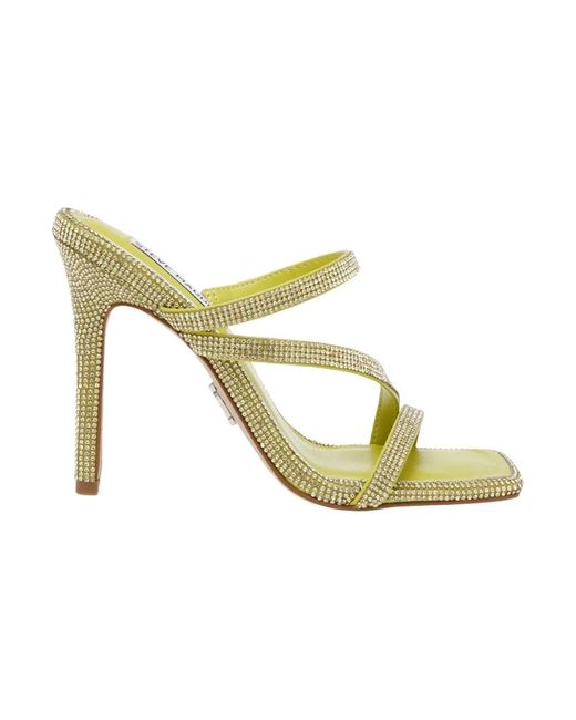Steve Madden Metallic Heeled Mules