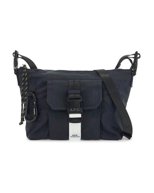 A.P.C. Blue Cross Body Bags for men