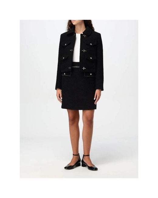 Fay Rokken ,Zwart ,Tweed Tweed Mini Rok in het Black