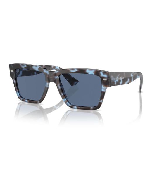 Stylish blue occhiali da sole for men di Dolce & Gabbana da Uomo