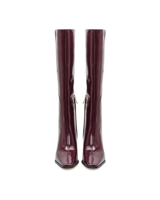 Michael Kors Red Heeled Boots