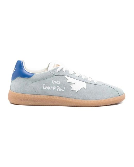 DSquared² Schoenen ,Blauw ,Sneakers in het Blue voor heren