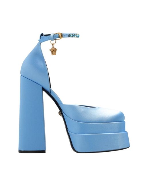 Zapatos de plataforma 'medusa aevitas' Versace de color Blue