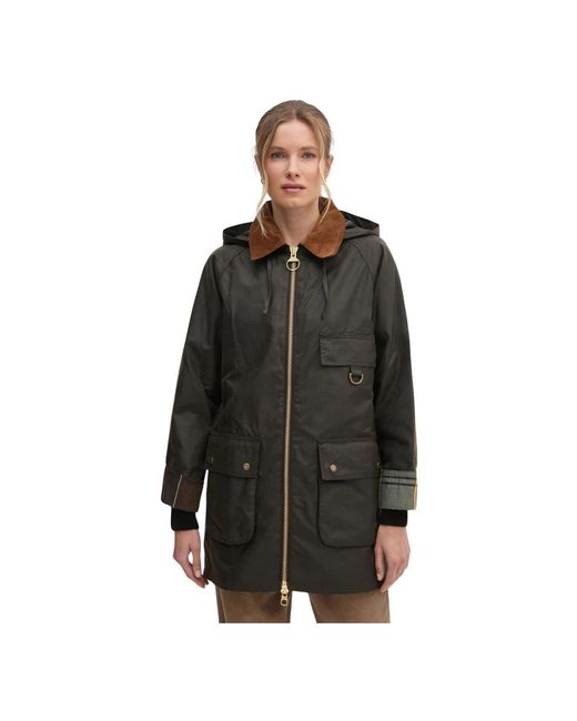 Barbour Highclere Wax Jacket in het Black