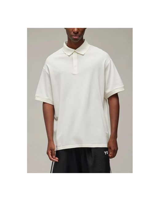 Y-3 White Polo Shirts for men