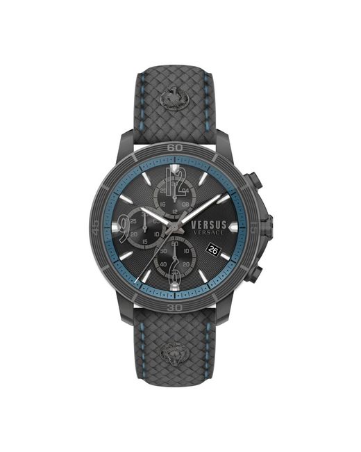 Versus Accessoires ,Zwart ,Bicocca Chronograaf Herenhorloge in het Gray voor heren