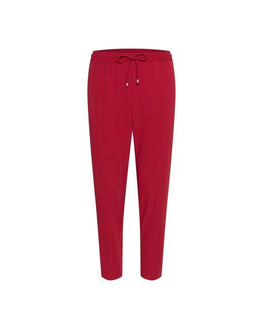 Inwear Cropped Broek in het Red