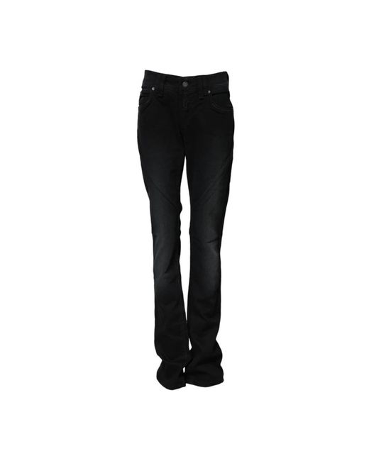 John Galliano Black Bootcut Jeans