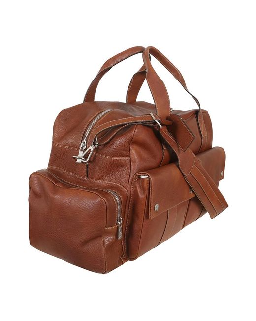 Brunello Cucinelli Brown Weekend Bags for men