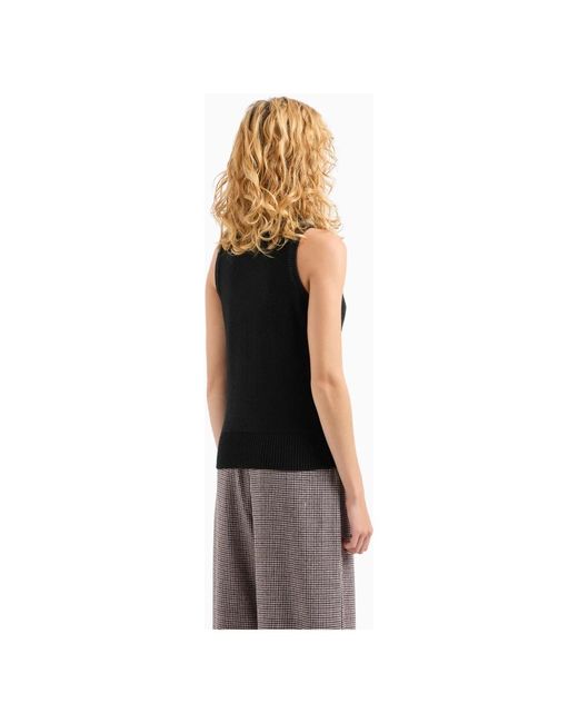 ARMANI EXCHANGE Black Turtlenecks