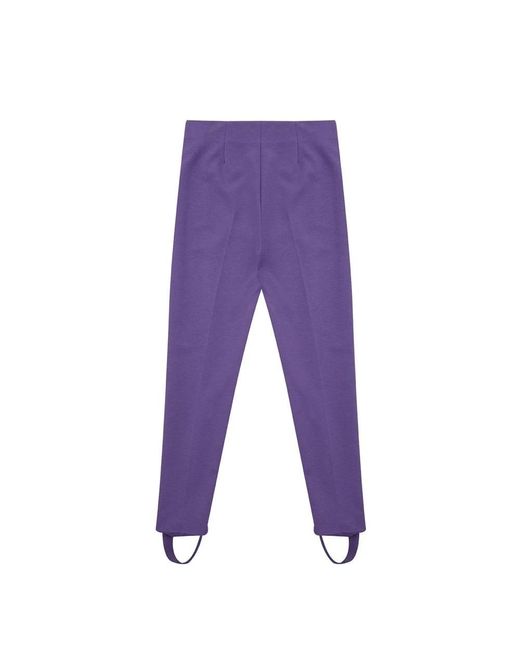 Lardini Purple Slim-Fit Trousers