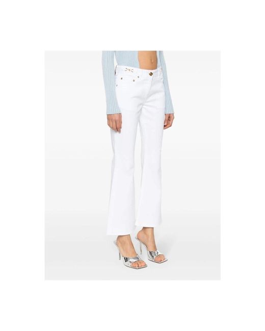 Versace White Flared Jeans