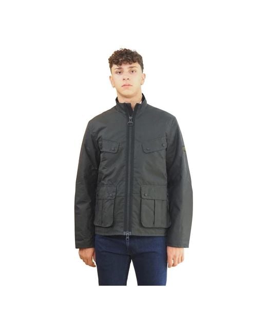 Barbour Jassen ,Groen ,Katoen Duke Sage Winterjas Waterdicht Katoen in het Gray voor heren