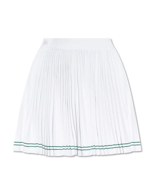 Lacoste Rokken ,Wit ,Geplooide Rok in het White