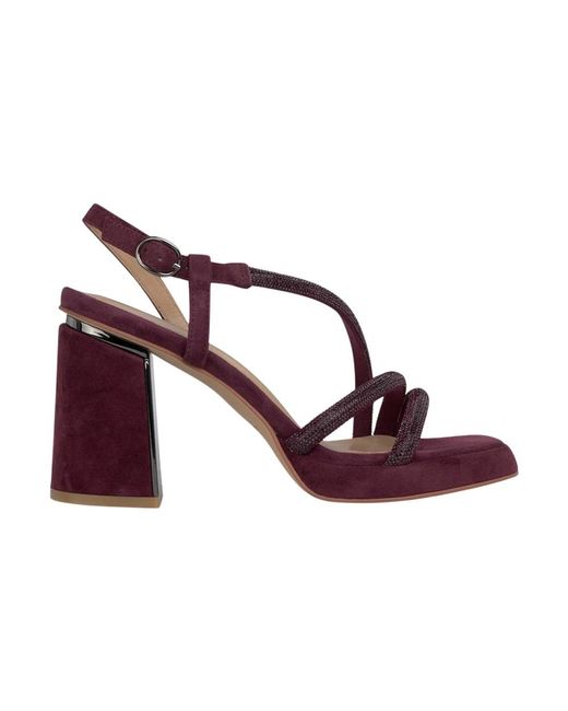 Alma En Pena. Purple High Heel Sandals