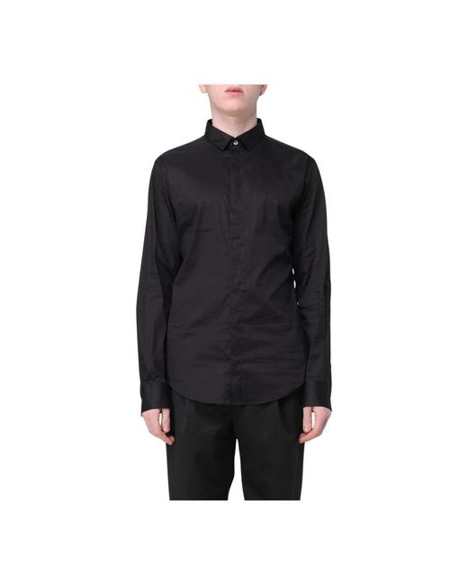 Emporio Armani Black Casual Shirts for men