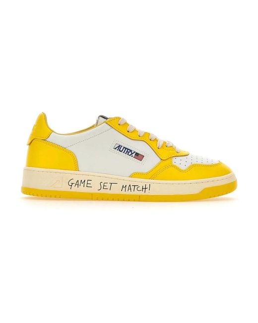 Autry Yellow Sneakers for men